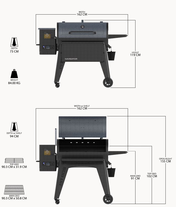 Pit Boss 1150G Navigator Multi-Holzpelletgrill